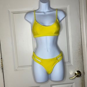 Yellow bathing suit